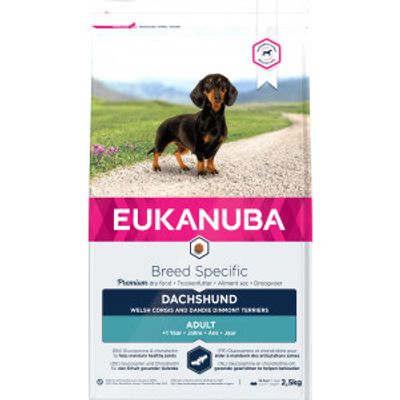 Eukanuba Adult Dachshund hondenvoer 2 x 2,5 kg