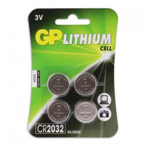 GP CR2032 Lithium knoopcelbatterijen 3V 4 stuks