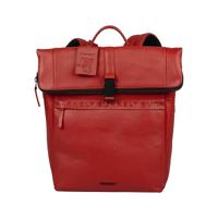Burkely Minimal Mason Rolltop Backpack 14"-Red