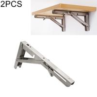 2 stuks 10 inch Billy muur gemonteerde opvouwbare RVS lente opslag plank voor eettafel