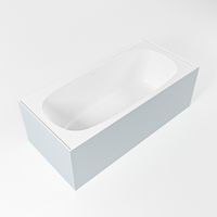 Vrijstaand bad Mondiaz Freeze | 180x85 cm | Solid surface | Ovaal | Clay - Talc Vrijstaand bad Mondiaz Freeze | 180x85 cm | Solid surface | Ovaal | Clay - Talc