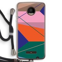 Gestalte 1: Motorola Moto Z Force Transparant Hoesje met koord
