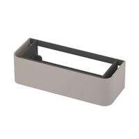 INK - Afgeronde Onderkast Gelakt 1 Lade Softclose Tbv Grepen - 1200x450x350 Mm - Mat Kasjmier Grijs