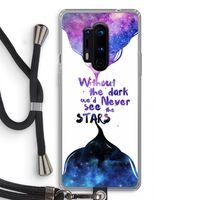 Stars quote: OnePlus 8 Pro Transparant Hoesje met koord