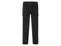 LIVERGY Heren cargo joggingbroek - Plus size (Zwart, 4XL)