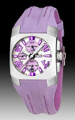 Horlogeband Lotus 15407/5 Kunststof/Plastic Violet