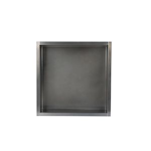 BWS Inbouwnis | 30x30x10cm | RVS Gunmetal