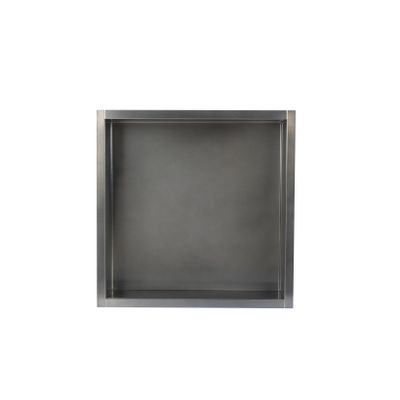 BWS Inbouwnis | 30x30x10cm | RVS Gunmetal