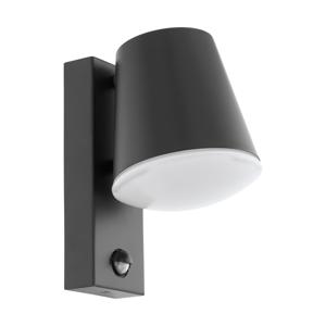 EGLO Caldiero Wandlamp Buiten - Sensor - E27 - 24 cm - Antraciet/Wit