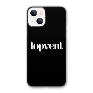 Topvent Zwart: iPhone 13 Transparant Hoesje