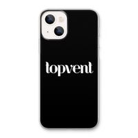 Topvent Zwart: iPhone 13 Transparant Hoesje