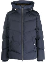 Woolrich veste matelassée à patch logo - Bleu - thumbnail