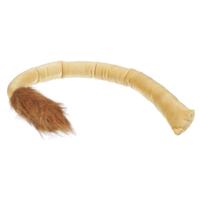 Nature Planet dierenpak verkleed staart op clip - Leeuw - 68 cm - voor kinderen