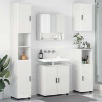 Badkamermeubelset 5 pcs Hoogglans wit 61 x 35 x 64 cm