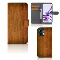 Motorola Moto G13 | G23 | Book Style Case | Donker Hout
