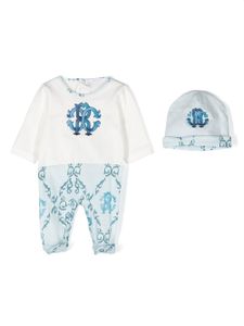 Roberto Cavalli Junior trousseau de naissance imprimé - Blanc