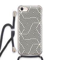 Magic pattern: iPhone 7 Transparant Hoesje met koord