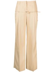 Jacquemus pantalon de tailleur Le Pantalon Criollo - Marron