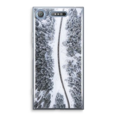 Snøfall: Sony Xperia XZ1 Transparant Hoesje