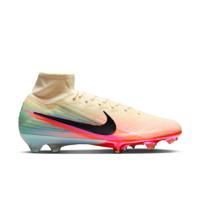Nike Zoom Mercurial Superfly 10 Kerr Elite Gras Voetbalschoenen (FG) Lichtgeel Roze Turquoise