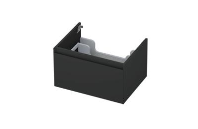 Onderkast INK 1 lade greeploos gelakt 45gr 60 cm x 45 cm x 35 cm Mat antraciet 1240101