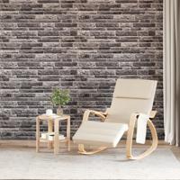 VidaXL Wandpanelen 10 st 3d 100x50 cm eps antracietkleurig