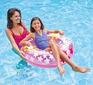 Intex Swirly Whirly zwemband met handgrepen Ø 91cm