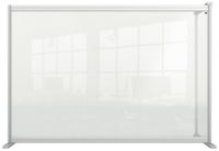 Bureauscherm uitbreidingspaneel Nobo modulair transparant acryl 1400x1000mm - thumbnail