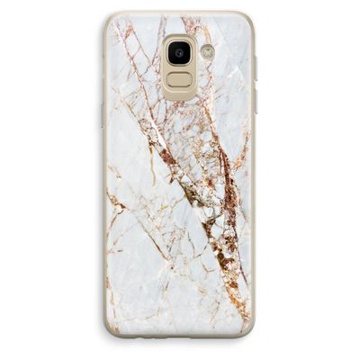 Goud marmer: Samsung Galaxy J6 (2018) Transparant Hoesje