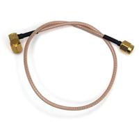 Mueller Electric BU-4150030012 Coaxkabel SMA-stekker SMA-stekker 0.3 m Transparant 1 stuk(s)