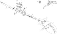 SRAM schijfrem "g2 rs" disc brake g2 rs fr. 950mm matt black