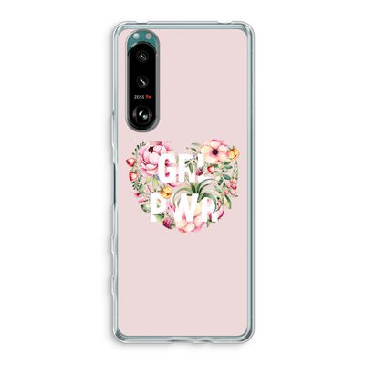 GRL PWR Flower: Sony Xperia 5 III Transparant Hoesje