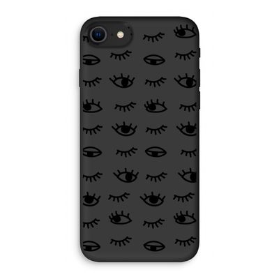 Eye pattern #2: iPhone SE 2020 Biologisch afbreekbaar hoesje