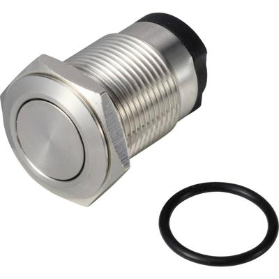 TRU COMPONENTS TC-13224140 ONPOW6316F-10Z/Q/S Druktoets 36 V DC/AC 2 A 1x uit/(aan) Continu IP65 1 stuk(s)