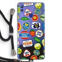 Fruitsticker: Honor Note 10 Transparant Hoesje met koord