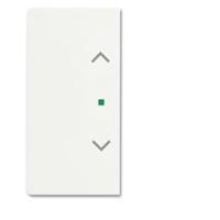 Busch-Jaeger 2CKA006220A0488 Afdekking 2-voudig free@home Verkeerswit, Wit 1 stuk(s)