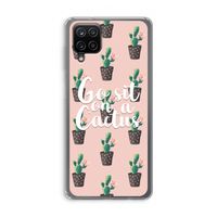 Cactus quote: Samsung Galaxy A12 Transparant Hoesje Cactus quote: Samsung Galaxy A12 Transparant Hoesje