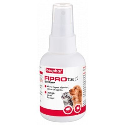 Beaphar FiproTec spray anti-vlo hond & kat (100 ml) 100 ml