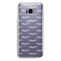 Wimpers: Samsung Galaxy S8 Plus Transparant Hoesje