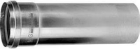 Burgerhout Alu-fix rookgasafvoerbuis Ø80mm l=1500mm Aluminium dikwandig 400451536