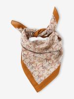 Personaliseerbare sjaal met dieren voor jongens pecannoot - thumbnail