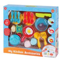 Playgo 22 delige keuken accessoire set Playgo 22 delige keuken accessoire set