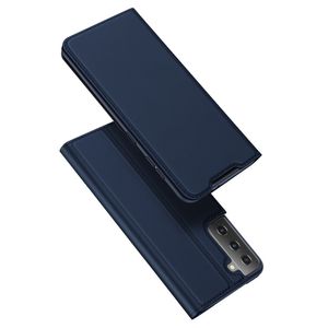 Dux Ducis - Pro Serie Slim wallet hoes - Samsung Galaxy S21 Plus - Blauw