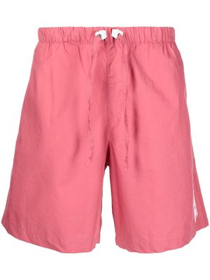 ROMEO HUNTE short froissé à taille à lien de resserrage - Rose