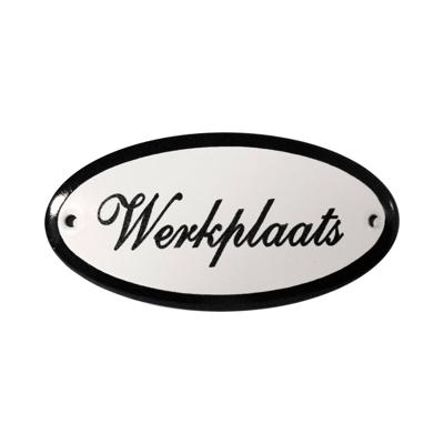Deurbordje Werkplaats
