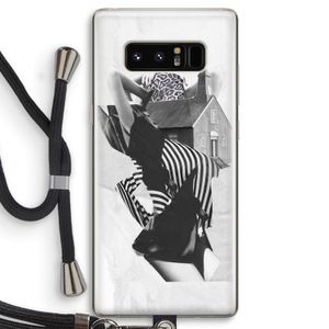 House: Samsung Galaxy Note 8 Transparant Hoesje met koord