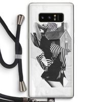 House: Samsung Galaxy Note 8 Transparant Hoesje met koord