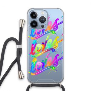 Loves: iPhone 13 Pro Transparant Hoesje met koord