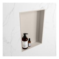 Wandnis Solid Surface Easy | In- en opbouw | 30x45x8 cm | 1 vak | Linen