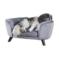 Enchanted pet Enchanted hondenmand / sofa romy pewter grijs - thumbnail